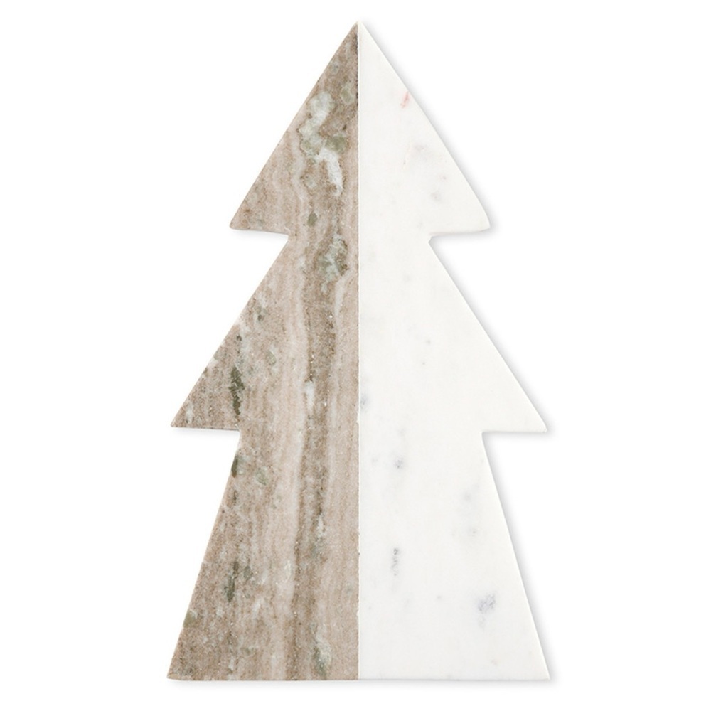 Two-Toned Marble Tree Cheese Board